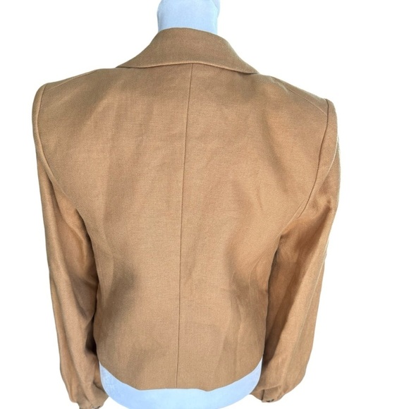 Veronica Beard - NWT Milani Linen Cropped Blazer Jacket Sz 4 - Picture 5 of 8
